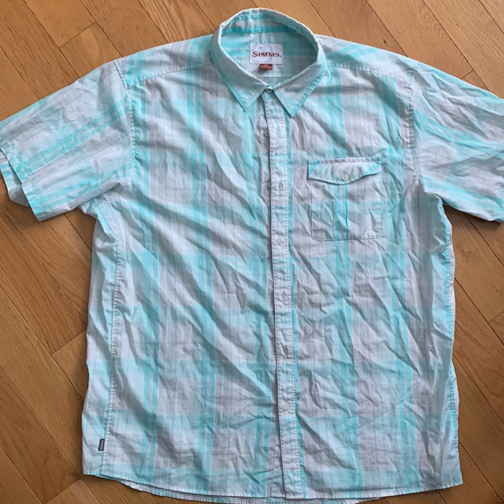 Simms technical fishing shirt size men’s 2XL